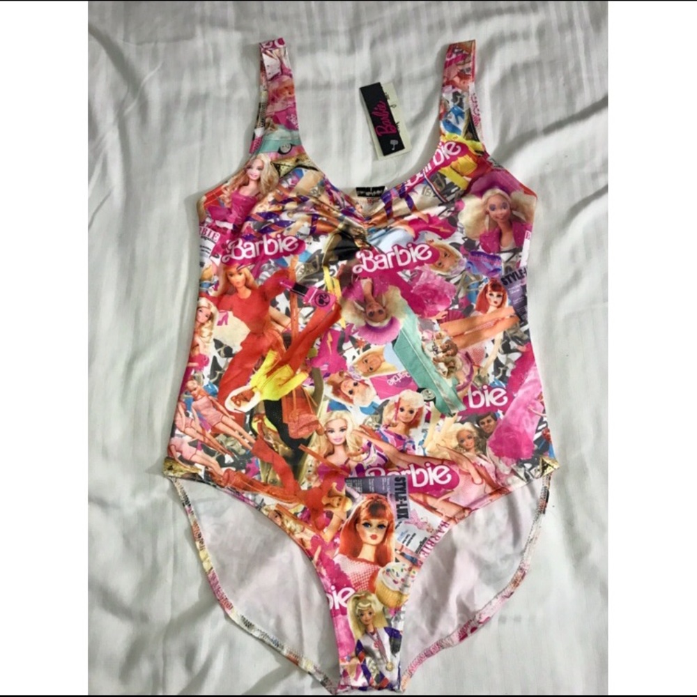 💕SOLD💕vintage  Retro 90’s Barbie Body Suit - Picture 3 of 4